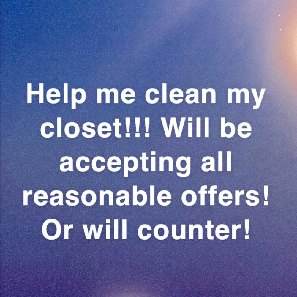 SPRING CLEANING!!! Send all offers my way!